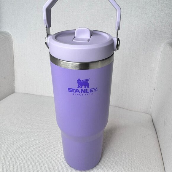 ๐ Ice Flow Handheld Tumbler with Flip Straw โ Purple โ 40oz ๐ - Picture 1 of 5
